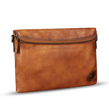 Load image into Gallery viewer, IVTG Genuine Leather Messenger Bag and Clutch Purse for Men and Women Leather Shoulder Bag Crossbody Satchel Purse with Strap