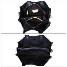 Load image into Gallery viewer, Genuine Leather Handbag for Women Hand Painted Leather Top Handle Bag Handmade Crossbody Purse Work Tote