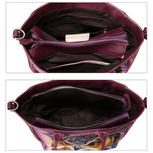 Load image into Gallery viewer, Hand painted Genuine Leather Purse and Handbag for Women Tote Bag Shoulder Bag