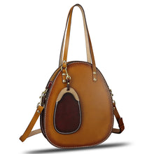 Load image into Gallery viewer, Genuine Leather Handbag Purse for Women Retro Top Handle Bags Satchel Handmade Vintage Crossbody Shoulder Bag