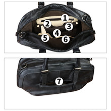 Load image into Gallery viewer, Genuine Leather Satchel for Women Hand Painted Leather Handbag Top Handle Bags Handmade Crossbody Purse Tote Bag