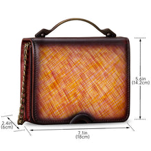 Load image into Gallery viewer, Genuine Leather Crossbody Bags for Women Vintage Handmade Shoulder Purse