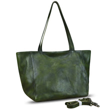 Load image into Gallery viewer, Genuine Leather Handbag Bag for Women Vintage Leather Shoulder Bag Purse Handmade Tote Bags Crossbody Pouch
