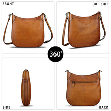 Load image into Gallery viewer, Genuine Leather Crossbody Bags for Women Retro Satchel Purse Handmade Small Designer Cute Shoulder Bag