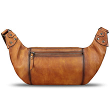 Load image into Gallery viewer, Genuine Leather Fanny Pack for Men and Women Waist Bag Hip Bag Real Leather Fanny Bag Sling Bag Crossbody Bags Chest Purses