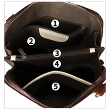 Load image into Gallery viewer, Genuine Leather Crossbody Bag for Women Hand Painted Leather Handmade Crossbody Satchel Purse Pouch