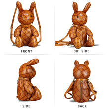 Load image into Gallery viewer, Genuine Leather Purse and Backpack Women Rabbit Shape Shoulder Bag Crossbody Bag