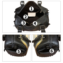 Load image into Gallery viewer, Genuine Leather Satchel for Women Hand Painted Leather Handbag Top Handle Bags Handmade Purse Crossbody Tote Bag