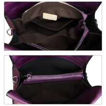 Load image into Gallery viewer, Genuine Leather Handbag Purse for Women Hand Painted Pattern Handbag Handmade Crossbody Work Tote Shoulder Bag