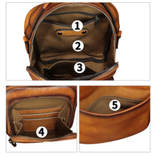 Load image into Gallery viewer, IVTG Genuine Leather Messenger Bag for Men Small Sling Purse Crossbody Shoulder Bags Satchel for Work Business Handbags