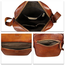 Load image into Gallery viewer, IVTG Genuine Leather Messenger Bag for Men Crossbody Shoulder Bag Satchel Casual Sling Daypack Work Business Daily Purses