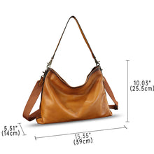 Load image into Gallery viewer, Genuine Leather Hobo Bag for Women Tote Bag Vintage Handmade Shoulder Bag Crossbody Bag Satchel Purses