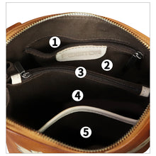 Load image into Gallery viewer, Genuine Leather Crossbody Bag for Women Hand Painted Leather Handmade Crossbody Satchel Purse Pouch