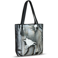 Load image into Gallery viewer, Genuine Leather Shoulder Bag for Women Hand Painted Leather Handbag Handmade Work Tote Bag Casual Shoulder Purse