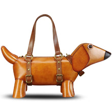 Load image into Gallery viewer, Genuine Leather Purses and Handbags Women Dog Shape Cute Shoulder Bag Crossbody