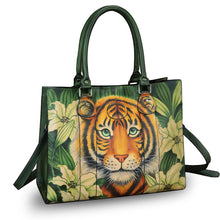 Load image into Gallery viewer, Genuine Leather Purses and Handbags for Women Hand painted Shoulder Bag Tote Bag