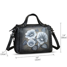 Load image into Gallery viewer, Hand painted Genuine Leather Purse and Handbag for Women Crossbody Shoulder Bag