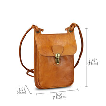 Load image into Gallery viewer, Genuine Leather Small Purses Phone Bag for Women Vintage Handmade Mini Crossbody Bag Shoulder Bag Phone Pouch