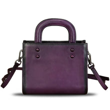 Load image into Gallery viewer, Genuine Leather Small Purse and Handbag Women Vintage Shoulder Bag Crossbody Bag