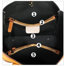 Load image into Gallery viewer, Genuine Leather Handbag for Women Hand Painted Leather Top Handle Satchel Handmade Crossbody Purse Tote Bag