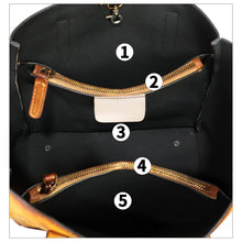 Load image into Gallery viewer, Genuine Leather Handbag for Women Hand Painted Leather Top Handle Satchel Handmade Crossbody Purse Tote Bag