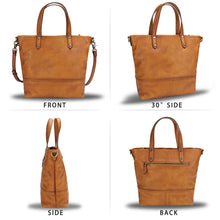 Load image into Gallery viewer, Genuine Leather Satchel Purses Handbags for Women Top Handle Bags Lady Crossbody Shoulder Tote Bag