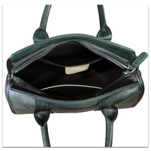 Load image into Gallery viewer, Genuine Leather Satchel for Women Hand Painted Handbag Purse Top Handle Bags Handmade Purse Crossbody Tote Bag