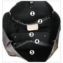 Load image into Gallery viewer, Genuine Leather Handbag for Women Hand Painted Leather Top Handle Satchel Handmade Crossbody Purse Tote Bag