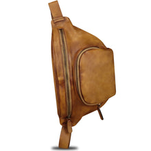 Load image into Gallery viewer, Genuine Leather Waist Bag Hip Bag Fanny Packs for Women and Men Real Leather Fanny Bag Sling Bag Crossbody Bags Chest Purses