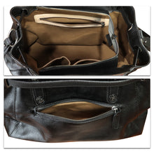 Load image into Gallery viewer, Genuine Leather Handbag Satchel for Women Hand Painted Handmade Crossbody Work Tote Bag Casual Shoulder Purses