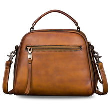 Load image into Gallery viewer, Genuine Leather Purses and Handbags for Women Shoulder Bag Vintage Handmade Real Leather Crossbody Satchel Purse with Strap