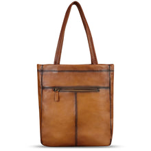 Load image into Gallery viewer, Genuine Leather Shoulder Bag for Women Hand Painted Leather Handbag Handmade Work Tote Bag Casual Shoulder Purse
