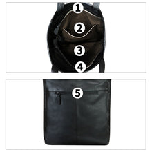 Load image into Gallery viewer, Genuine Leather Shoulder Bag for Women Hand Painted Leather Handbag Handmade Work Tote Bag Casual Shoulder Purse