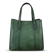 Load image into Gallery viewer, Genuine Leather Handbag Satchel for Women Hand Painted Leather Handmade Work Tote Bag Casual Shoulder Purse