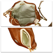 Load image into Gallery viewer, Genuine Leather Sling Bag Retro Crossbody Sling Backpack Handmade Chest Shoulder Daypack Cycling Bag Purse Fanny Pack