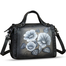Load image into Gallery viewer, Hand painted Genuine Leather Purse and Handbag for Women Crossbody Shoulder Bag