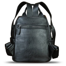Load image into Gallery viewer, Genuine Leather Backpack for Women Hand Painted Knapsack Purse Designer Handmade Rucksack Casual Daypack