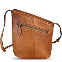 Load image into Gallery viewer, Genuine Leather Crossbody Bag for Women Hand Painted Leather Handmade Crossbody Satchel Purse Handbag