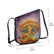 Load image into Gallery viewer, Genuine Leather Crossbody Bag for Women Hand Painted Leather Handmade Crossbody Satchel Purse Handbag