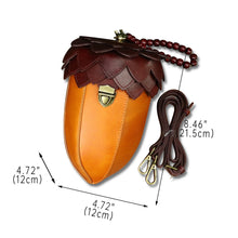 Load image into Gallery viewer, Genuine Leather Small Bag for Women Vintage Handmade Design Cute Cell Phone Purse Satchel Handbag Unique Fashion Shoulder Crossbody Bag