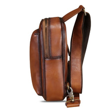 Load image into Gallery viewer, Genuine Leather Small Sling Bag for Women and Men Crossbody Bag Chest Bag Sling Backpack Purses for Hiking Sports Travel