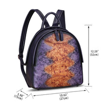 Load image into Gallery viewer, Genuine Leather Backpack for Women Vintage Womens Real Leather Rucksack Fashion Daypack Shoulder Knapsack Purse