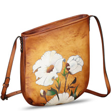 Load image into Gallery viewer, Genuine Leather Crossbody Bag for Women Hand Painted Leather Handmade Crossbody Satchel Purse Handbag