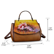 Load image into Gallery viewer, Genuine Leather Satchel for Women Crossbody Bags Handmade Vintage Top Handle Handbags Purse