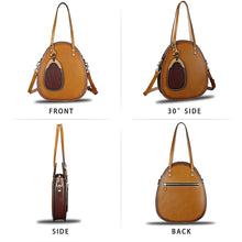 Load image into Gallery viewer, Genuine Leather Handbag Purse for Women Retro Top Handle Bags Satchel Handmade Vintage Crossbody Shoulder Bag