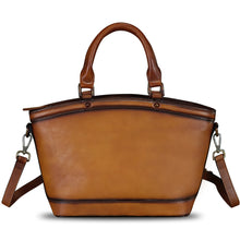 Load image into Gallery viewer, Genuine Leather Handbags for Women Satchel Top Handle Bags Handmade Vintage Crossbody Handbags Retro Tote Purse