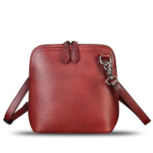 Load image into Gallery viewer, Genuine Leather Crossbody Bag for Women Hand Painted Leather Handmade Crossbody Satchel Purse Pouch