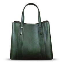 Load image into Gallery viewer, Genuine Leather Handbag Satchel for Women Hand Painted Leather Handmade Work Tote Bag Casual Shoulder Purse