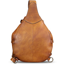 Load image into Gallery viewer, Genuine Leather Sling Bag for Men and Women Vintage Sling Backpack Fashion Shoulder Bag Crossbody Bag Chest Bag
