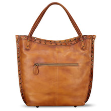 Load image into Gallery viewer, Genuine Leather Shoulder Bag for Women Hand Painted Leather Handbag Handmade Purse Crossbody Work Tote Bag Casual Purse
